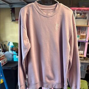 Eighty Eight Pink Crewneck Sweater Classic Design